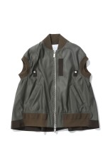 Doeskin x Double-Faced Silk Cotton Jacket - BLACK 001 (25