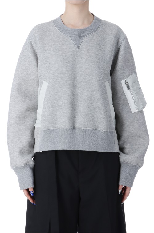 トップス Sponge Sweat x Nylon Twill Pullover Sponge Sweat x Nylon Twill Pullover | sacai Official Store サカイ