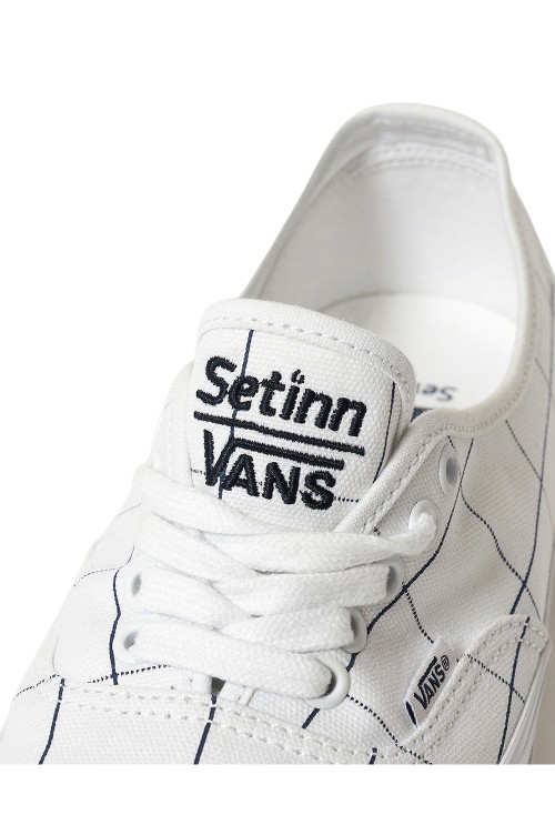 VANS / Setinn LX AUTHENTIC 44 - WHITE / NAVY | セレクト