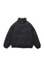 Cotton Moleskin Padding Jacket - BLACK (25AAP-01-23) | セレクト