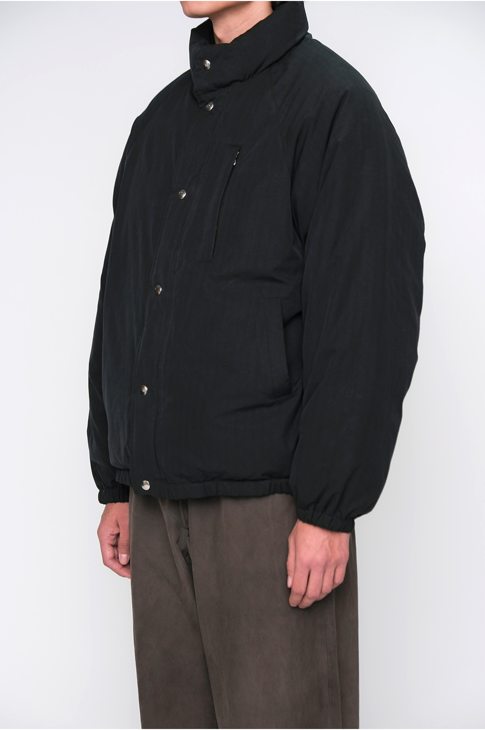 Silk Ripstop Ski Down Jacket - BLACK (25AAP-01-13) | セレクト