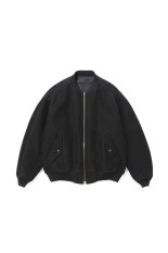 Cotton Moleskin Padding Jacket - BLACK (25AAP-01-23)