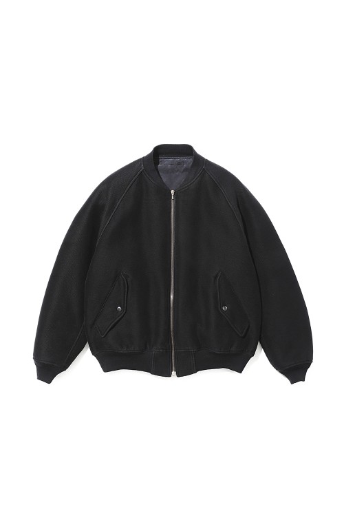Cotton Moleskin Padding Jacket - BLACK (25AAP-01-23) | セレクト