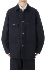 Indigo Pin Check Coverall - SAX (25SAP-01-27H) | セレクトショップ