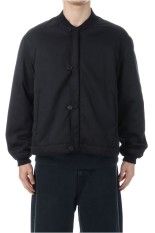 Vintage Silk Bomber Jacket - BLACK (25AAP-01-27)