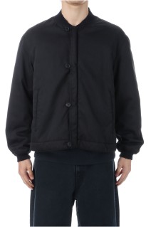 Vintage Silk Bomber Jacket - BLACK (25AAP-01-27)