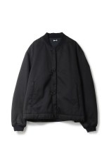 Vintage Silk Bomber Jacket - BLACK (25AAP-01-27)