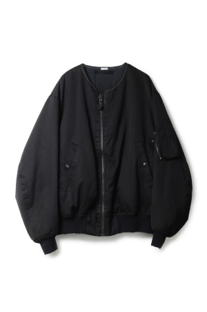Vintage Silk Flight Custom Jacket - BLACK (25AAP-01-28)