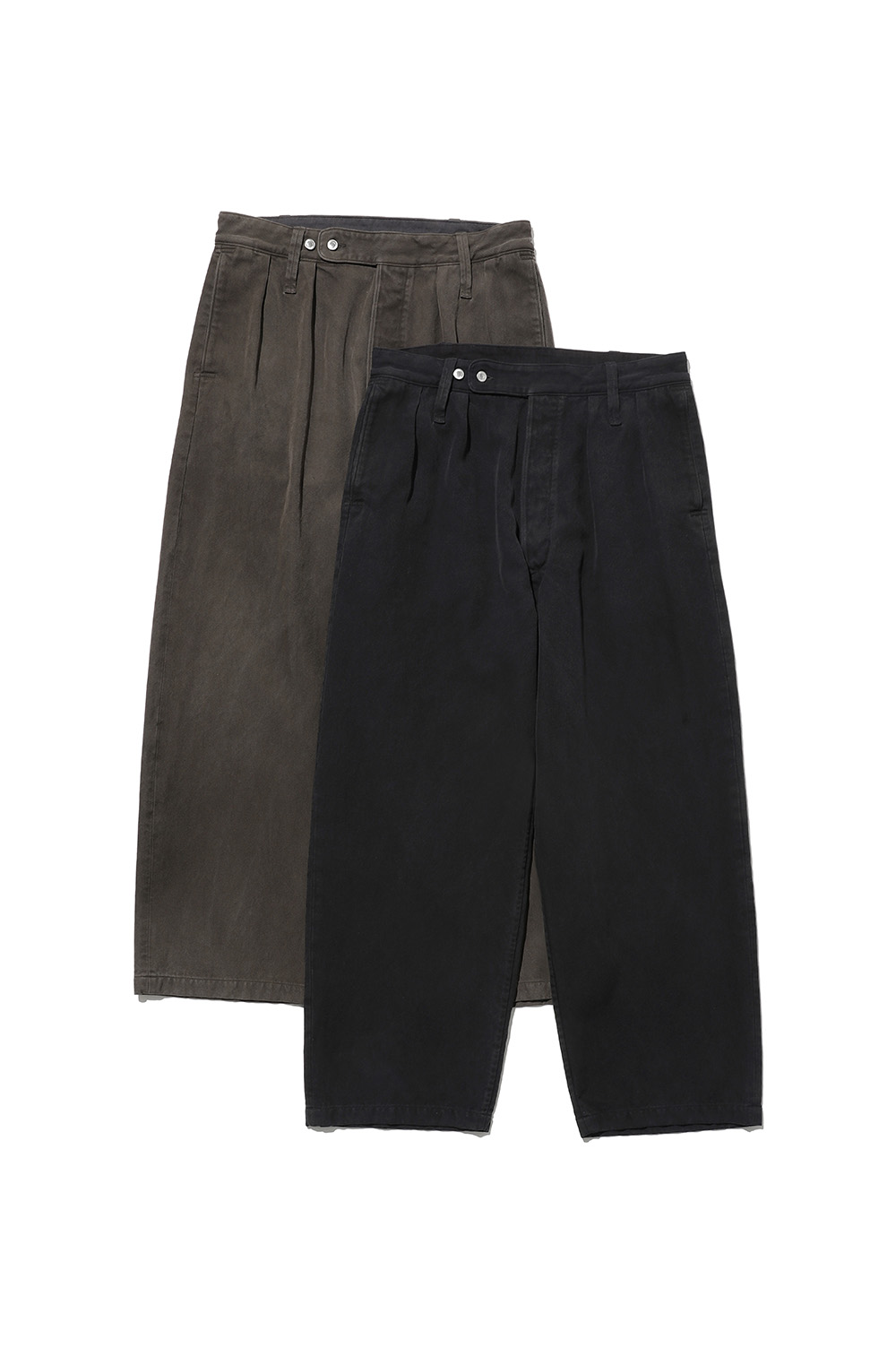Silk Cotton WW2 British Army Trousers - BLACK (25AAP-04-09