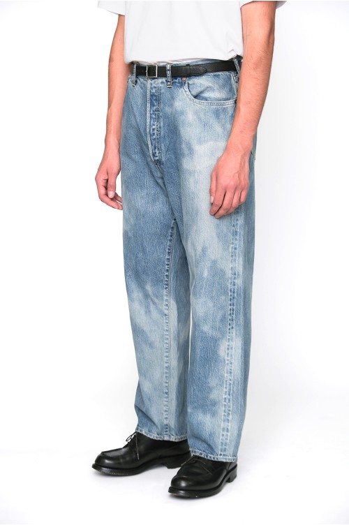 No.37 Washed Wide Denim Pants - INDIGO (25AAP-04-16) | セレクト