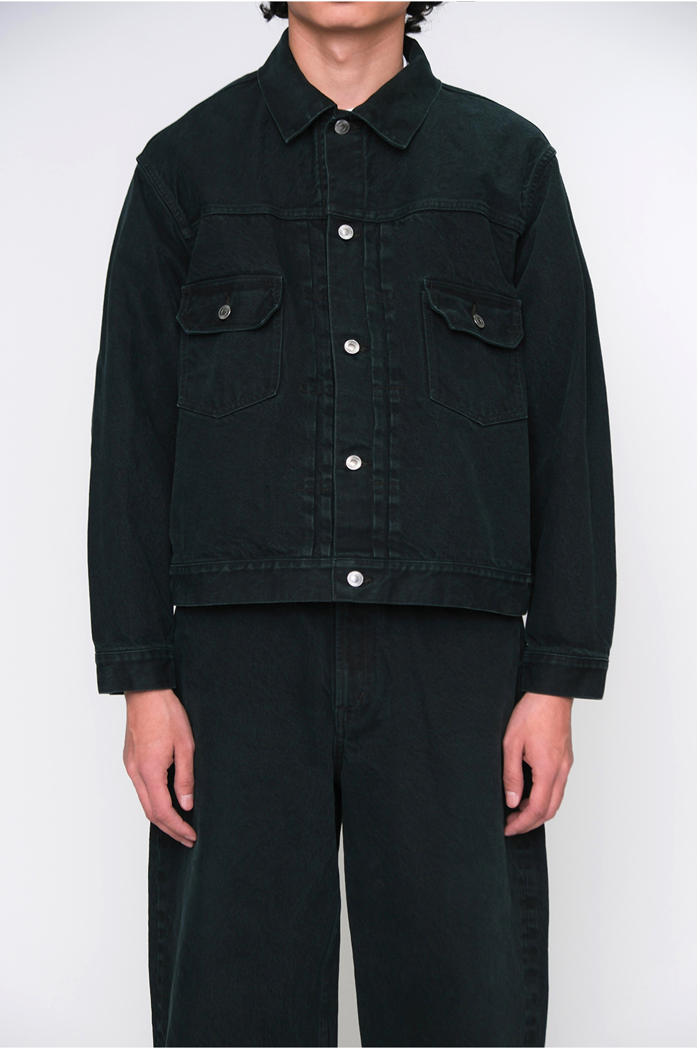 2nd Type Black Denim Jacket - BLACK (25AAP-01-40) | セレクト