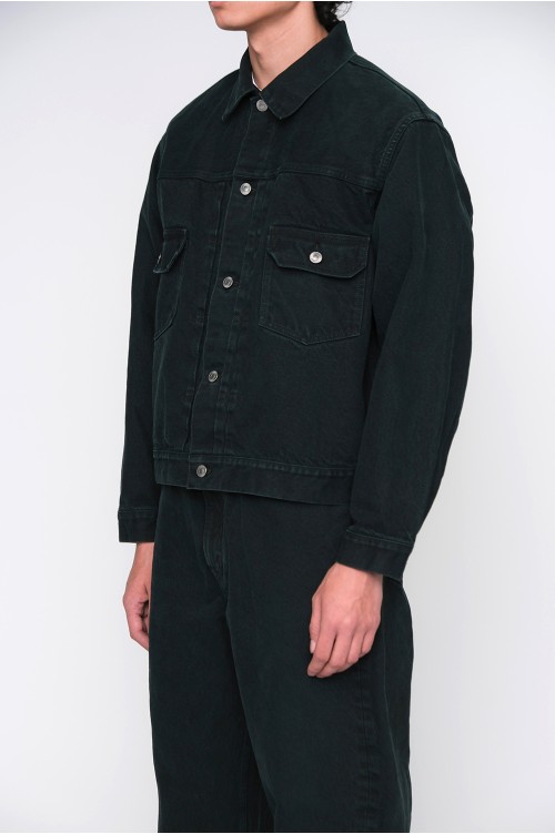 2nd Type Black Denim Jacket - BLACK (25AAP-01-40) | セレクト