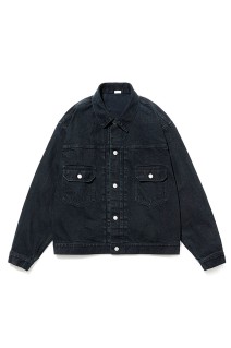 2nd Type Black Denim Jacket - BLACK (25AAP-01-40)