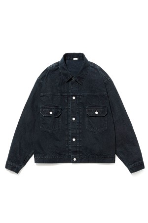 2nd Type Black Denim Jacket - BLACK (25AAP-01-40) | セレクト