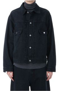 2nd Type Black Denim Jacket - BLACK (25AAP-01-40)