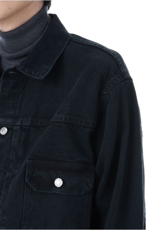2nd Type Black Denim Jacket - BLACK (25AAP-01-40) | セレクト