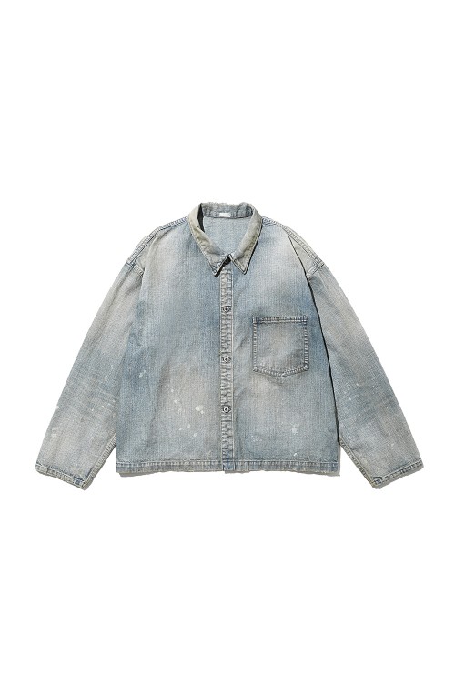 Vintage US Navy Denim Jacket - BLEACH (25AAP-01-43) | セレクト