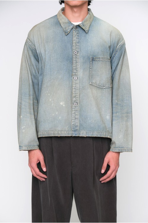 Vintage US Navy Denim Jacket - BLEACH (25AAP-01-43) | セレクト