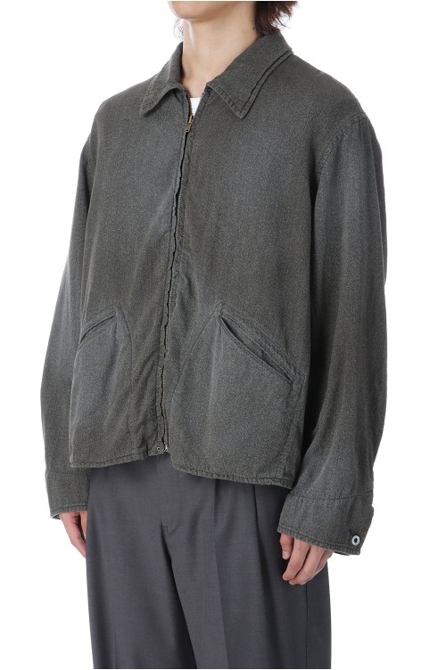 Vintage Black Chambray Sports Jacket - BLACK (25AAP-01-46
