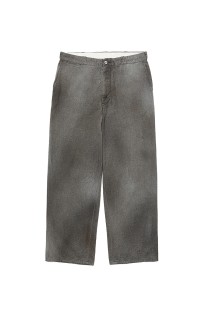 Vintage Black Chambray Work Pants - BLACK (25AAP-04-22)