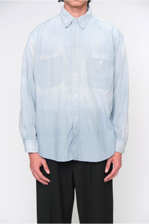 Vintage Chambray Shirt - BLEACH (25AAP-02-04) | セレクト