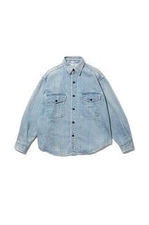 Vintage Denim CPO Shirt - BLEACH (25AAP-02-05)