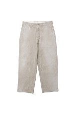 Vintage Pin Check Work Pants - BEIGE (25AAP-04-23)