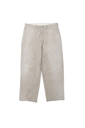 Vintage Pin Check Work Pants - BEIGE (25AAP-04-23)