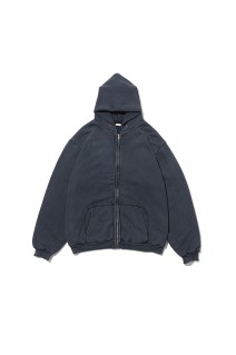 Vintage Zip Sweat Hoodie - NAVY (25AAP-05-12)
