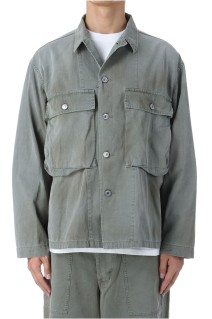Vintage WW2 US Army Utility Jacket - SAGE (25AAP-01-50)