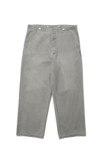 Vintage Cinch Buckle Euro Work Pants - GRAY (25AAP-04-28)