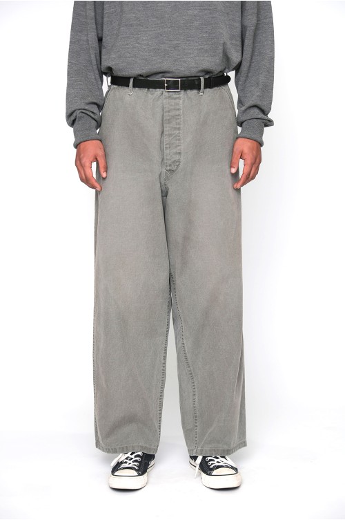 Vintage Cinch Buckle Euro Work Pants - GRAY (25AAP-04-28