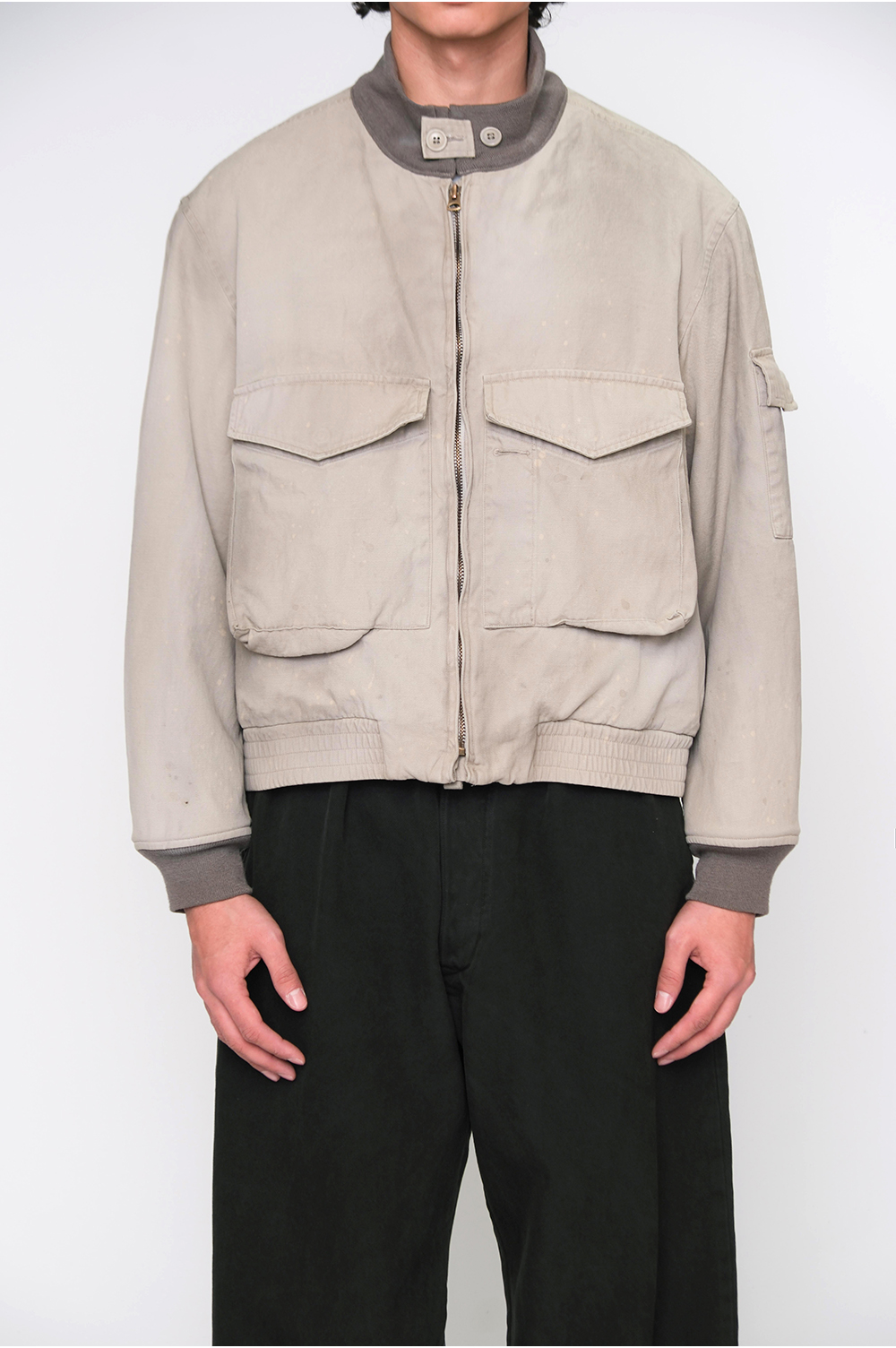 Vintage US Navy Type G-8 Flight Jacket - GREIGE (25AAP-01-51