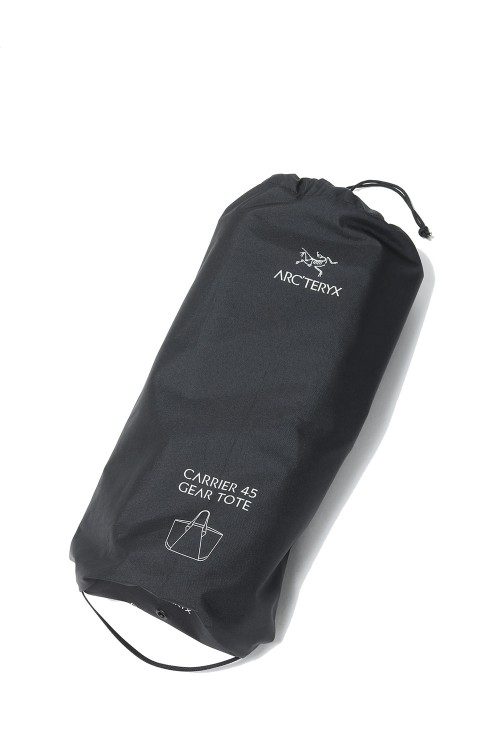 ARC'TERYX CARRIER 45 GEAR TOTE ブラック Arc'teryx Carrier 45 Gear Tote at Coquitlam Centre in