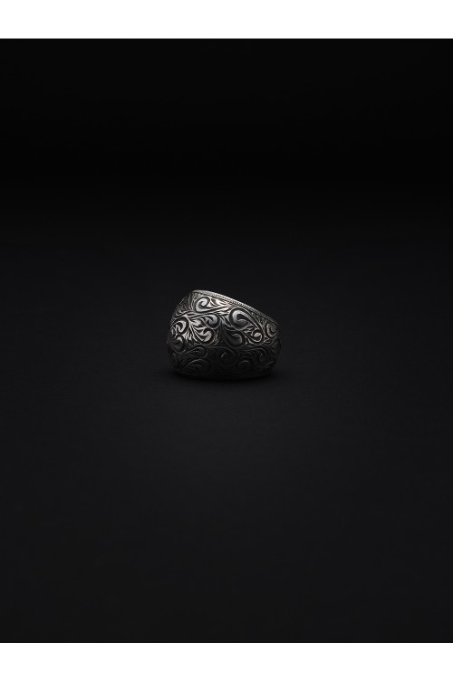 Engraved Corleone Ring / Silver 950 (RX-722-1); | セレクトショップ