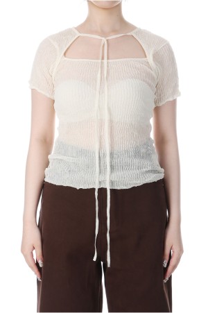 2way Sheer Knittops - IVORY (12520517)