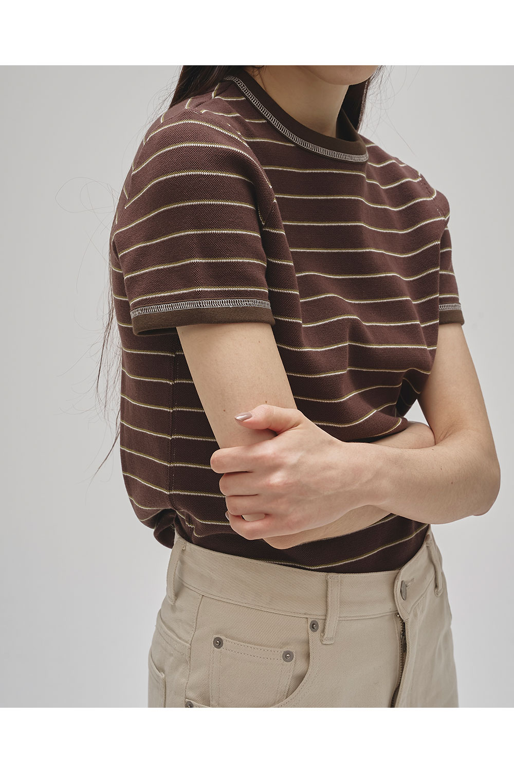 トップス Border Ringer Tee リンガーカラー ボーダーTシャツ – NANGA ONLINE SHOP