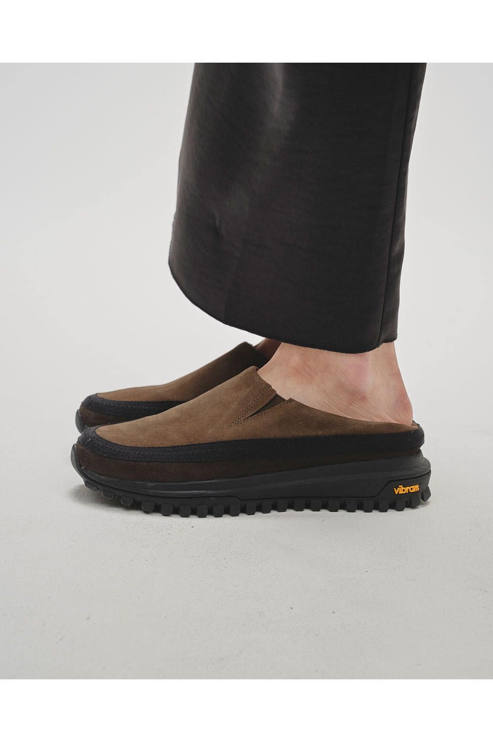 Vibramsole Leather Sabot - M/GREEN (12521002) | セレクトショップ