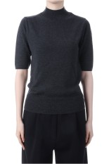 Halfsleeve Highgauge Knit - CHARCOAL GRAY(12520513)