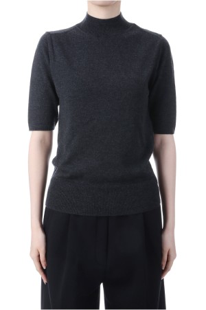 Halfsleeve Highgauge Knit - CHARCOAL GRAY(12520513)