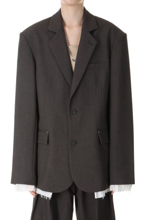 Over Shoulder Jacket - CHARCOAL GRAY(12420102)
