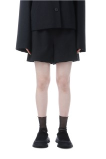 Wool Twill Shortpants - BLACK (12520715)