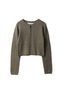 Cashmere Compact Cardigan - CHARCOAL GRAY (12520509)