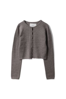 Cashmere Compact Cardigan - CHARCOAL GRAY (12520509)