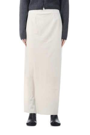 Pencil Velour Skirt - ECRU (12520805)