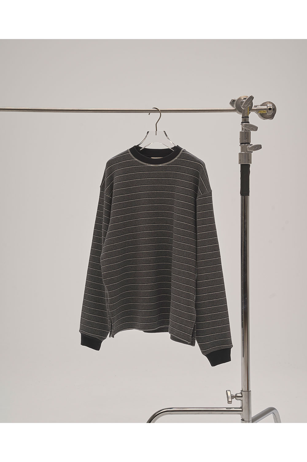 todayful Border Long T-shirts チャコールグレー todayful Border Long T-shirts チャコールグレー Border Long T