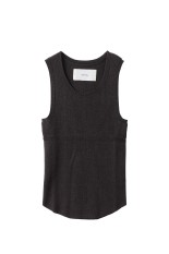 Roundhem Knit Tanktop -DARK BROWN (12520503)