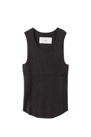 Roundhem Knit Tanktop -DARK BROWN (12520503)