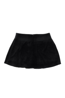 Velour Square Skirt -BLACK (12520804)
