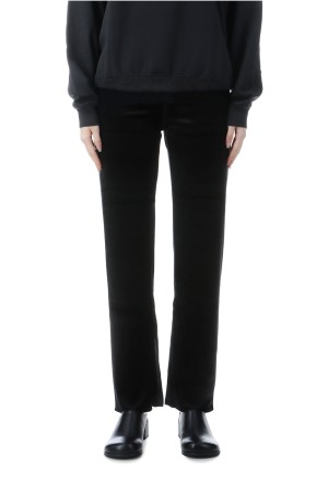 Velour Slit Leggings -BLACK (12520707)